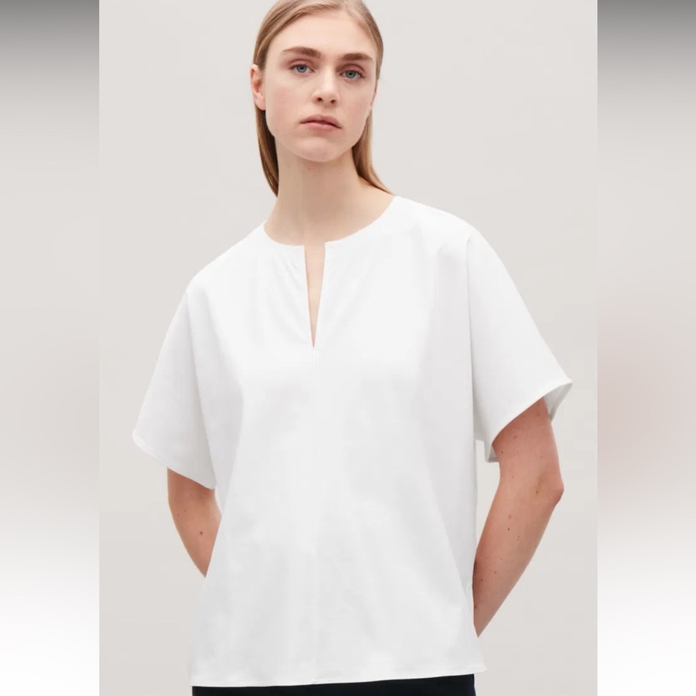 COS slit neck top